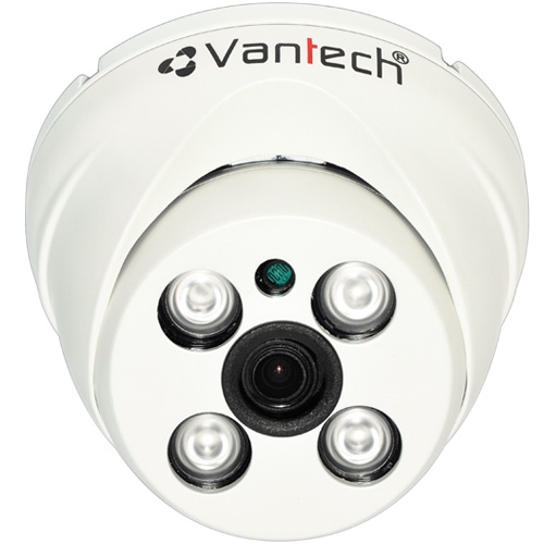Camera Vantech VP-183CH 2.0 Megapixel, 4 Array Led IR 20-30m,Ống kính F3.6mm, Defog, Onvif, H.265