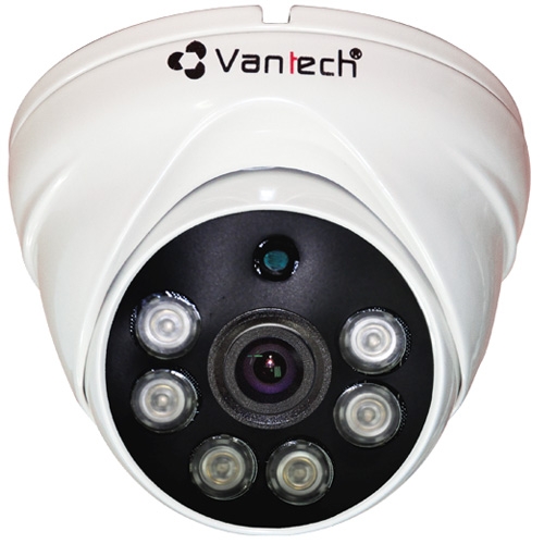 Camera Vantech VP-183D 4.0 Megapixel, 6 Array Led IR 30-40m,Ống kính F3.6mm, Defog, Onvif, H.265